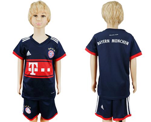 Bayern Munchen Blank Away Kid Soccer Club Jersey - Click Image to Close
